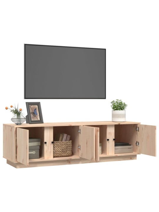 TV skříňka 140 x 40 x 40 cm masivní borové dřevo