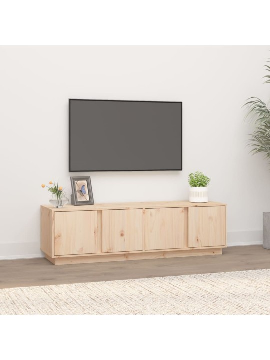 TV skříňka 140 x 40 x 40 cm masivní borové dřevo