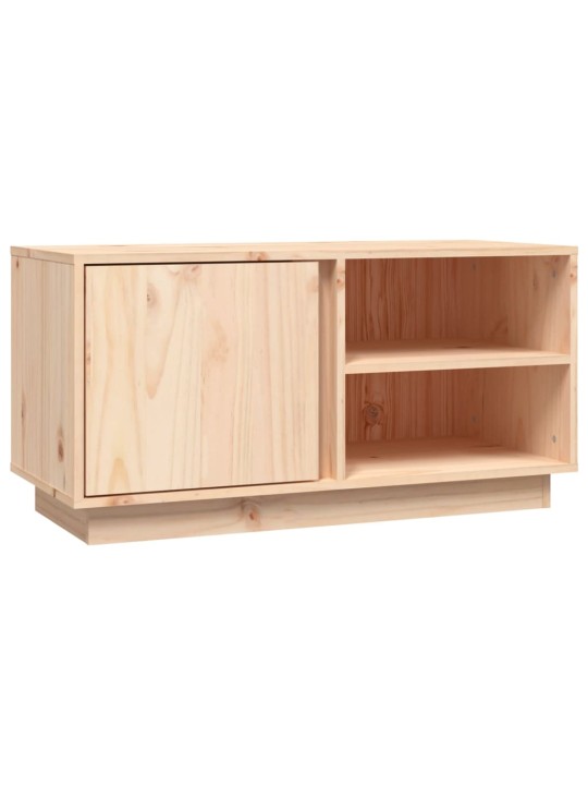 TV skříňka 80 x 35 x 40,5 cm masivní borové dřevo