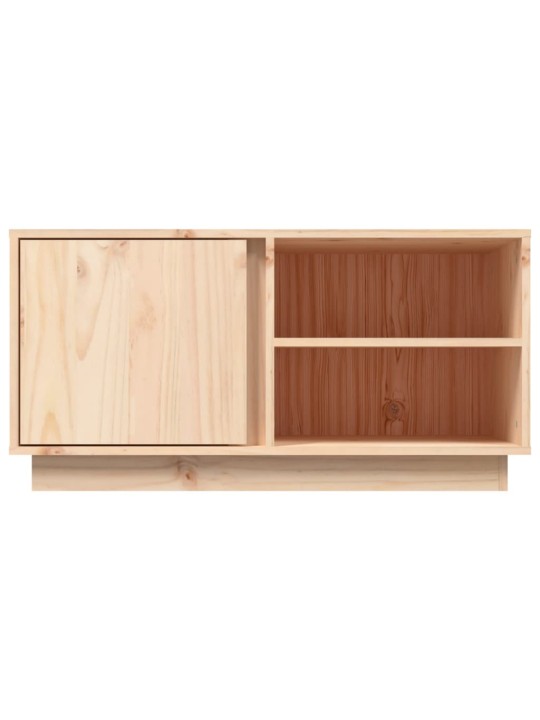 TV skříňka 80 x 35 x 40,5 cm masivní borové dřevo