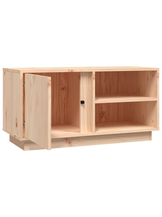 TV skříňka 80 x 35 x 40,5 cm masivní borové dřevo