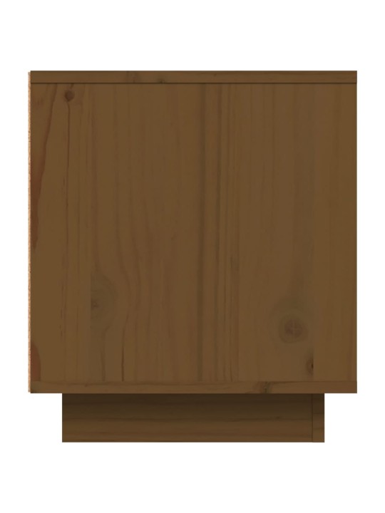 TV skříňka medově hnědá 80x35x40,5 cm masivní borové dřevo