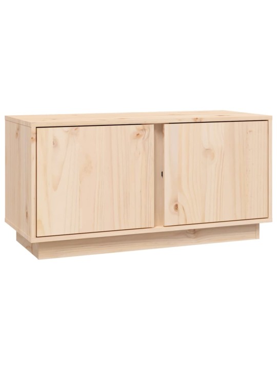 TV skříňka 80 x 35 x 40,5 cm masivní borové dřevo