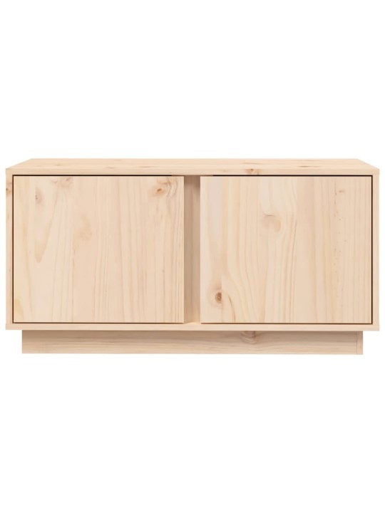 TV skříňka 80 x 35 x 40,5 cm masivní borové dřevo