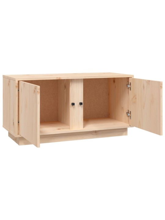 TV skříňka 80 x 35 x 40,5 cm masivní borové dřevo