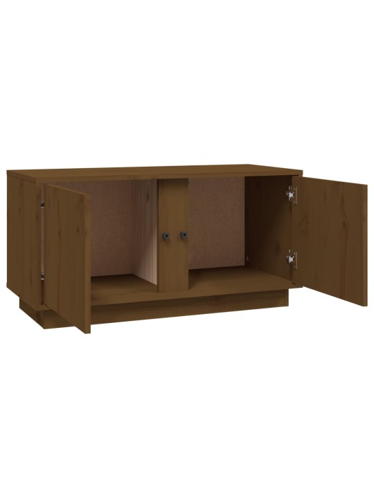 TV skříňka medově hnědá 80x35x40,5 cm masivní borové dřevo