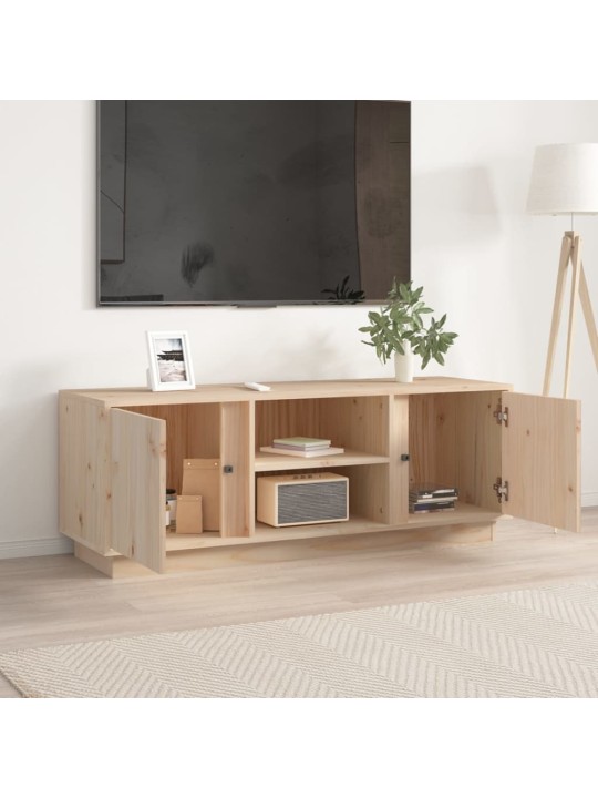 TV skříňka 110x35x40,5 cm masivní borové dřevo