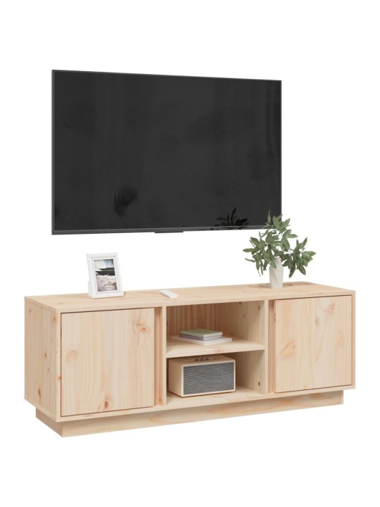 TV skříňka 110x35x40,5 cm masivní borové dřevo