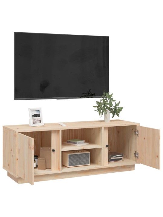 TV skříňka 110x35x40,5 cm masivní borové dřevo