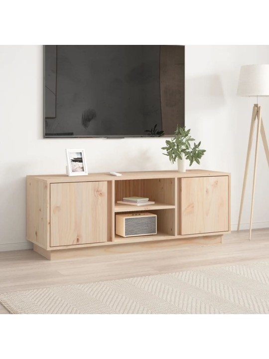 TV skříňka 110x35x40,5 cm masivní borové dřevo
