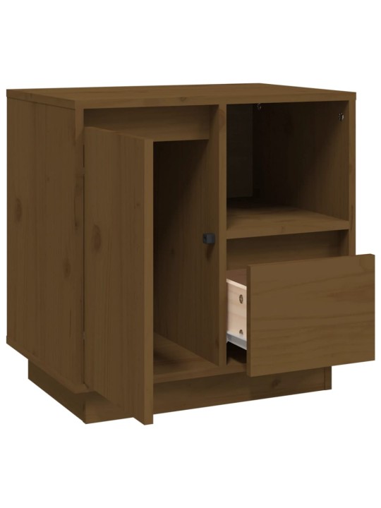 Noční stolky 2 ks medově hnědé 50x34x50 cm masivní borové dřevo
