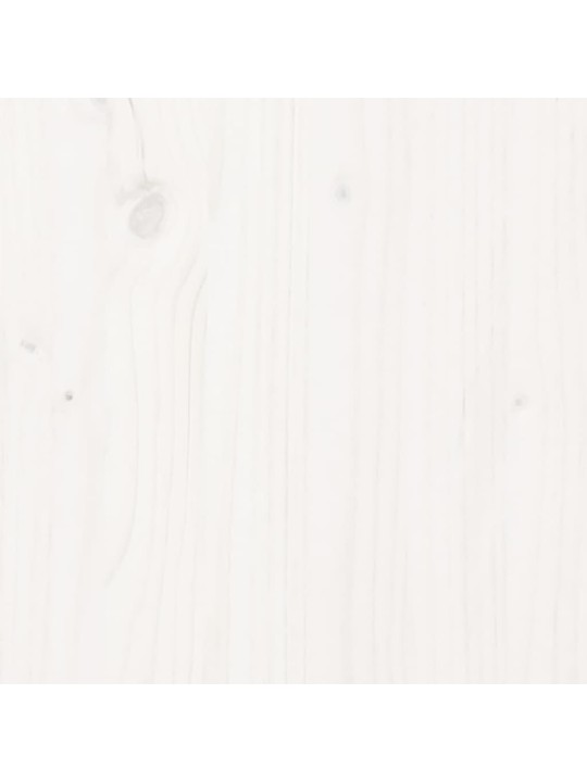 Psací stůl bílý 110x50x75 cm masivní borové dřevo