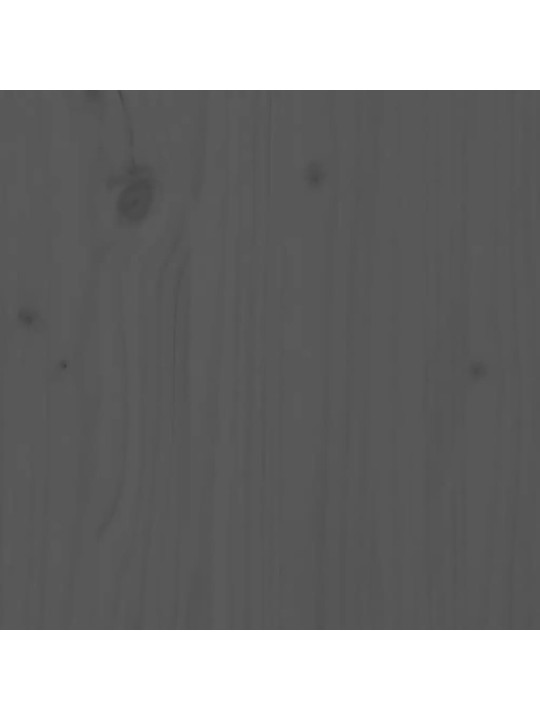 Psací stůl šedý 110 x 50 x 75 cm masivní borové dřevo
