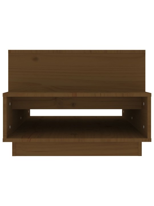 Konferenční stolek medově hnědý 80x55x40,5 cm masivní borovice