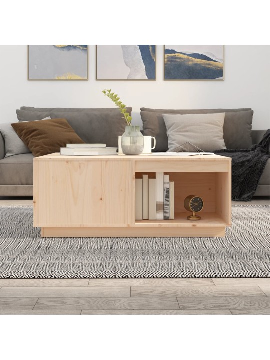 Konferenční stolek 100x101x40,5 cm masivní borové dřevo