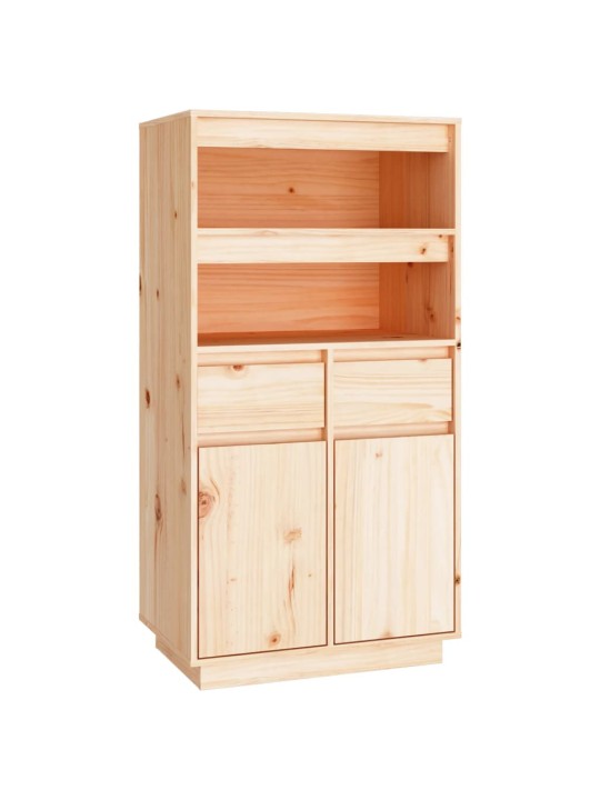 Skříň highboard 60 x 40 x 116,5 cm masivní borové dřevo
