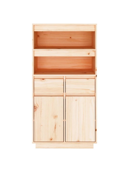 Skříň highboard 60 x 40 x 116,5 cm masivní borové dřevo