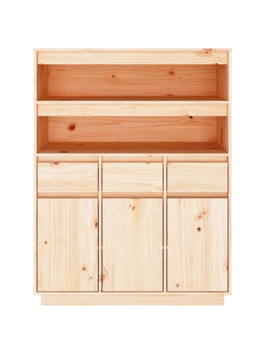 Skříň highboard 89x40x116,5 cm masivní borové dřevo