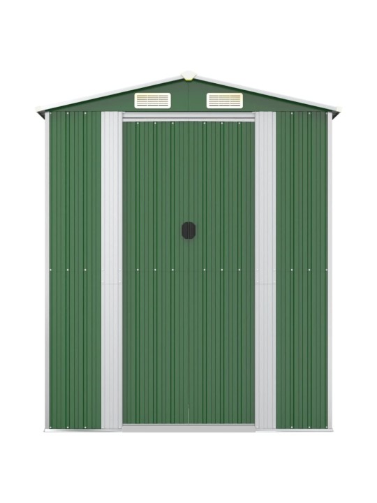 Zahradní kůlna zelená 192 x 689 x 223 cm pozinkovaná ocel