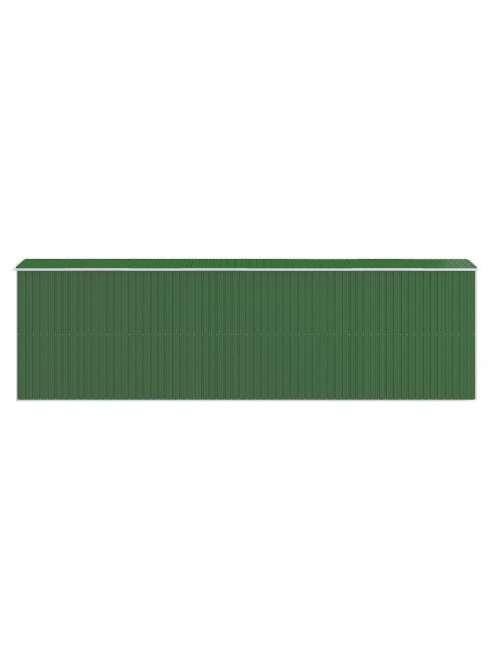 Zahradní kůlna zelená 192 x 689 x 223 cm pozinkovaná ocel