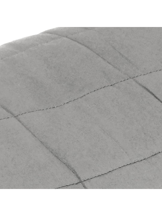 Zátěžová deka šedá 120 x 180 cm 5 kg textil