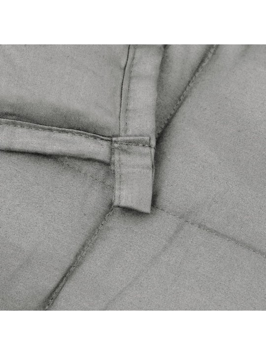 Zátěžová deka šedá 120 x 180 cm 5 kg textil