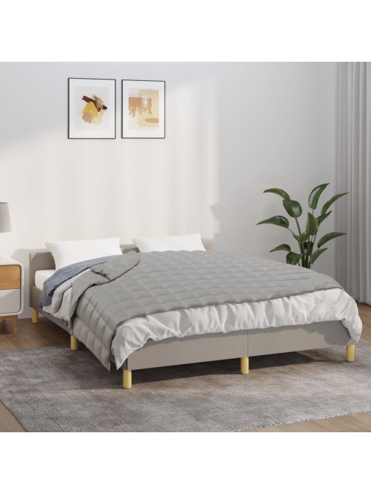 Zátěžová deka šedá 120 x 180 cm 5 kg textil