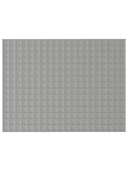 Zátěžová deka šedá 150 x 200 cm 7 kg textil
