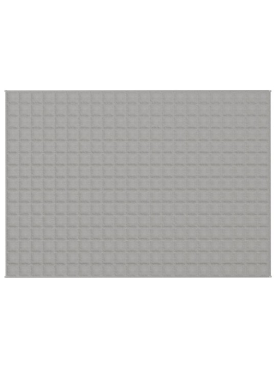 Zátěžová deka šedá 155 x 220 cm 7 kg textil