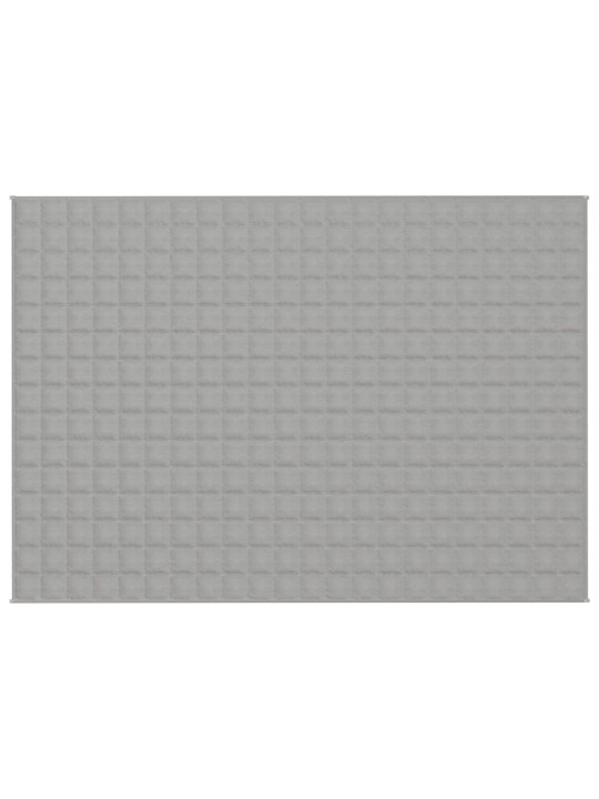Zátěžová deka šedá 155 x 220 cm 11 kg textil