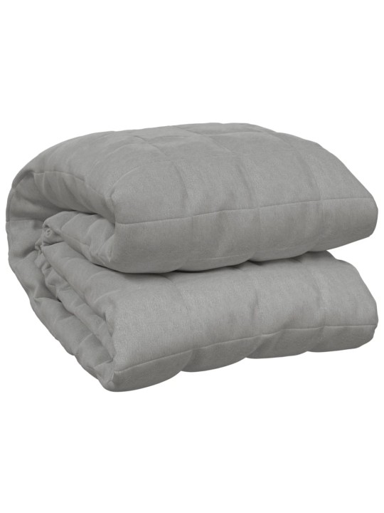Zátěžová deka šedá 220 x 235 cm 11 kg textil