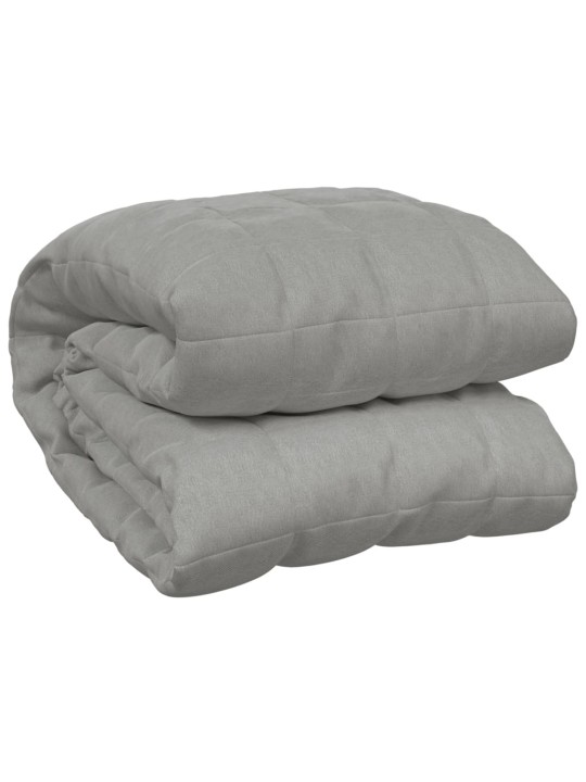 Zátěžová deka šedá 220 x 235 cm 15 kg textil