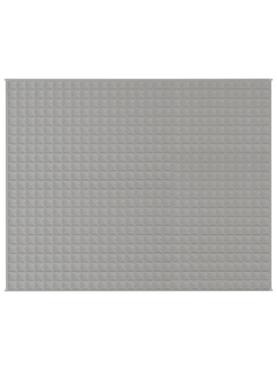 Zátěžová deka šedá 235 x 290 cm 15 kg textil