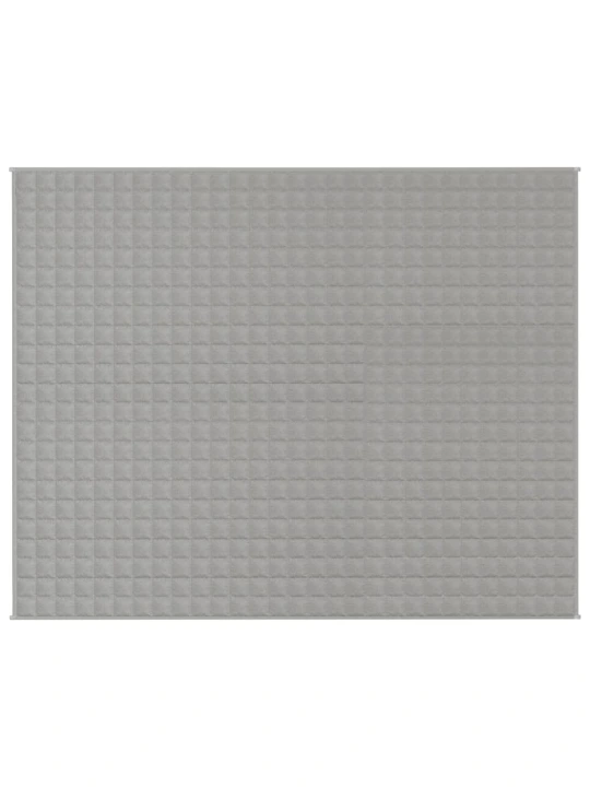 Zátěžová deka šedá 235 x 290 cm 15 kg textil