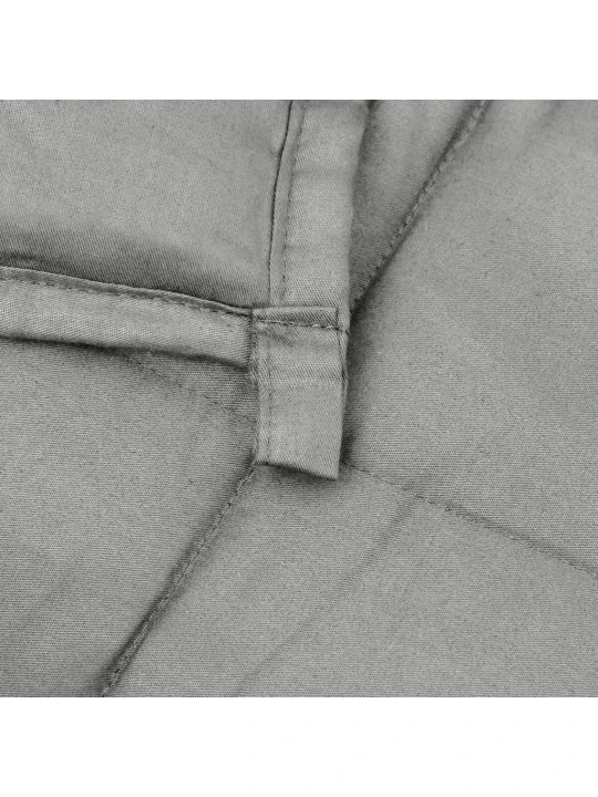 Zátěžová deka šedá 235 x 290 cm 15 kg textil