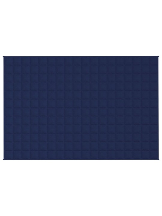 Zátěžová deka modrá 120 x 180 cm 5 kg textil