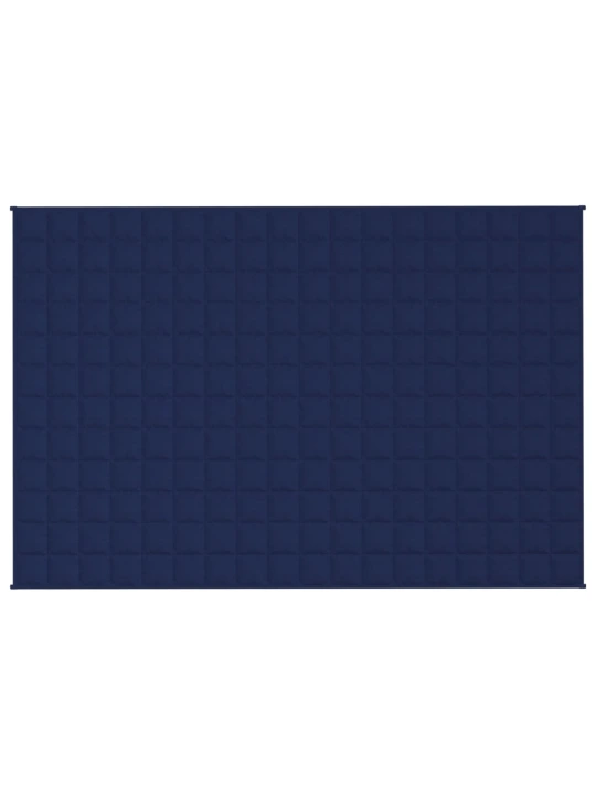 Zátěžová deka modrá 120 x 180 cm 5 kg textil