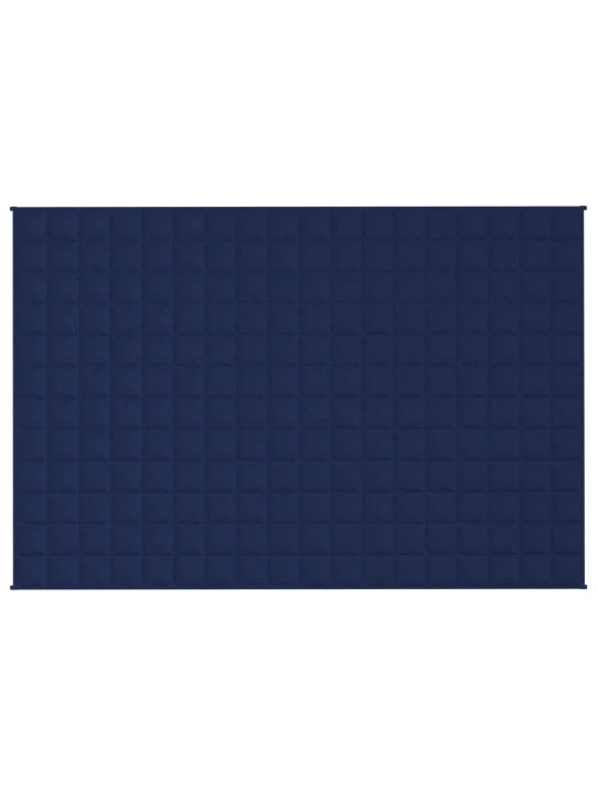Zátěžová deka modrá 120 x 180 cm 9 kg textil