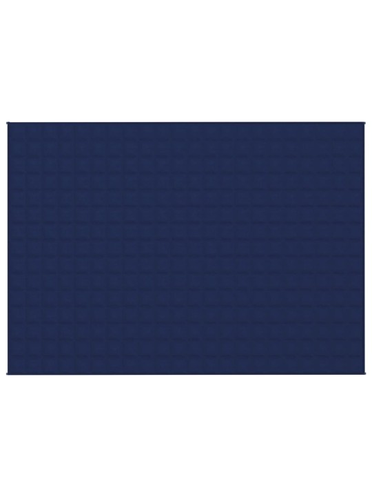 Zátěžová deka modrá 155 x 220 cm 7 kg textil