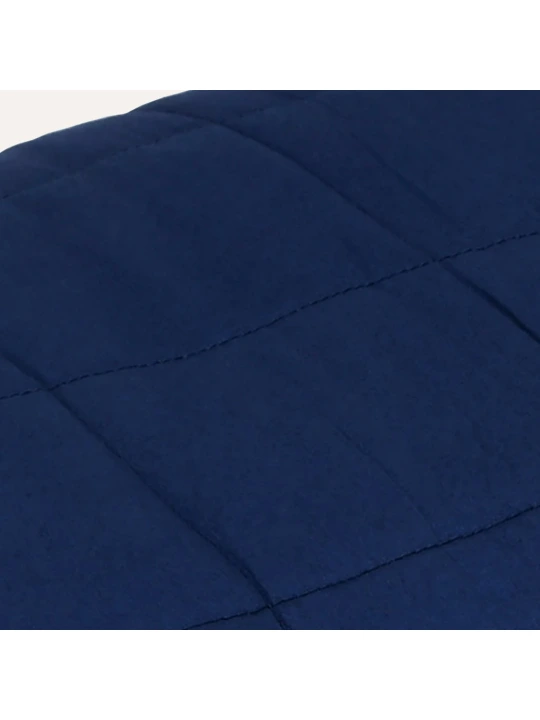 Zátěžová deka modrá 155 x 220 cm 11 kg textil