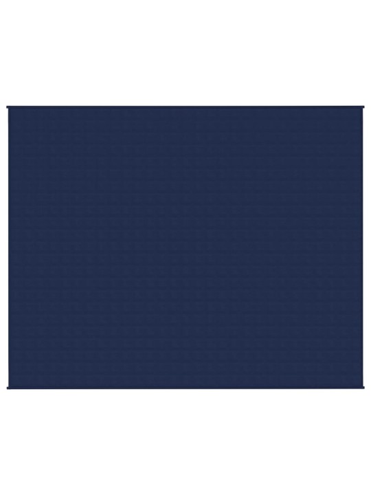 Zátěžová deka modrá 235 x 290 cm 15 kg textil