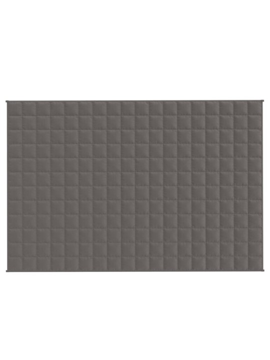 Zátěžová deka šedá 120 x 180 cm 5 kg textil
