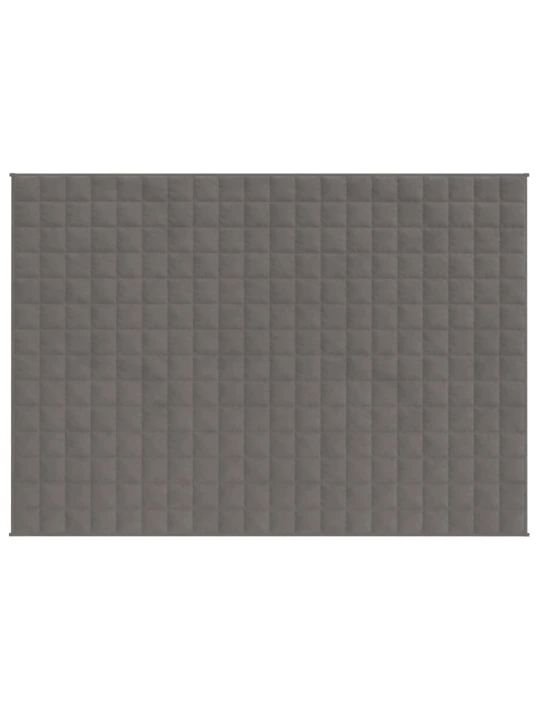 Zátěžová deka šedá 150 x 200 cm 7 kg textil