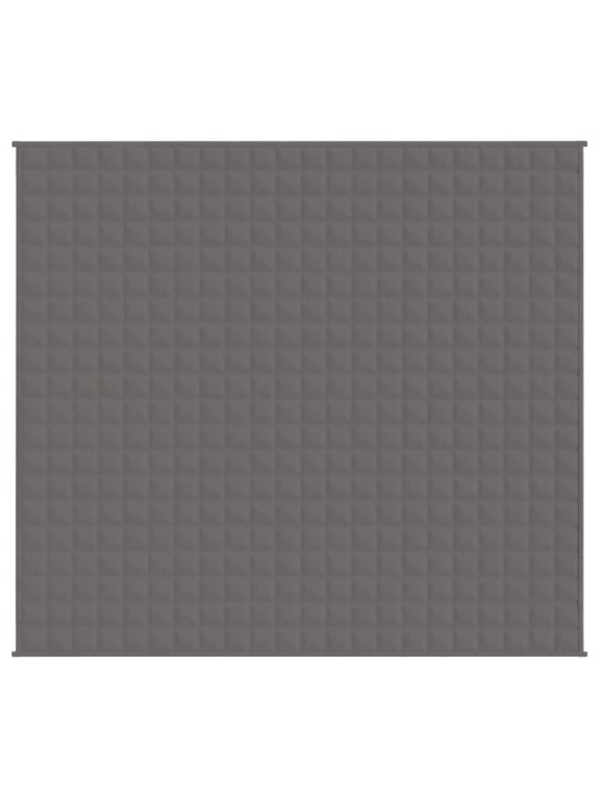 Zátěžová deka šedá 200 x 225 cm 9 kg textil