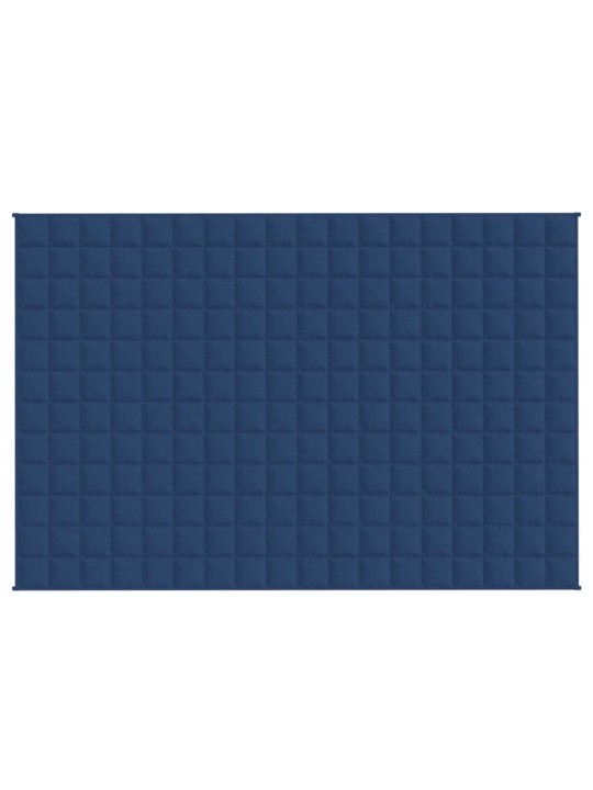 Zátěžová deka modrá 120 x 180 cm 9 kg textil