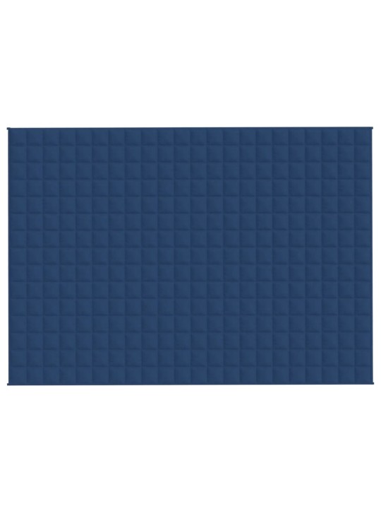 Zátěžová deka modrá 155 x 220 cm 11 kg textil