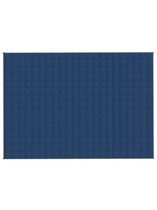 Zátěžová deka modrá 155 x 220 cm 11 kg textil