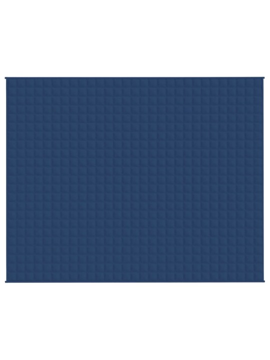 Zátěžová deka modrá 235 x 290 cm 15 kg textil