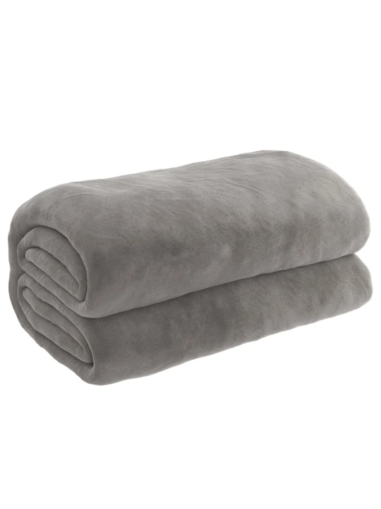 Zátěžová deka s povlečením šedá 155 x 220 cm 7 kg textil