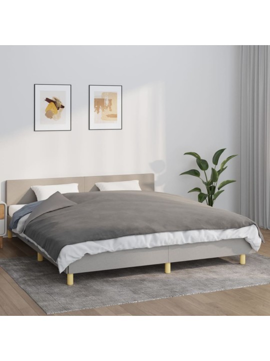 Zátěžová deka s povlečením šedá 155 x 220 cm 7 kg textil